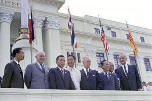 东南亚条约组织部分成员国的领袖在1966年的合照